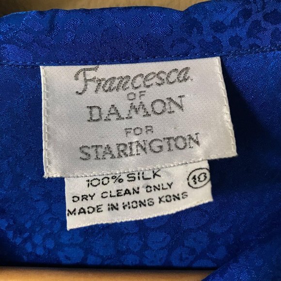 Francesca of Damon for Starington 100% Silk Dress - Picture 7 of 7